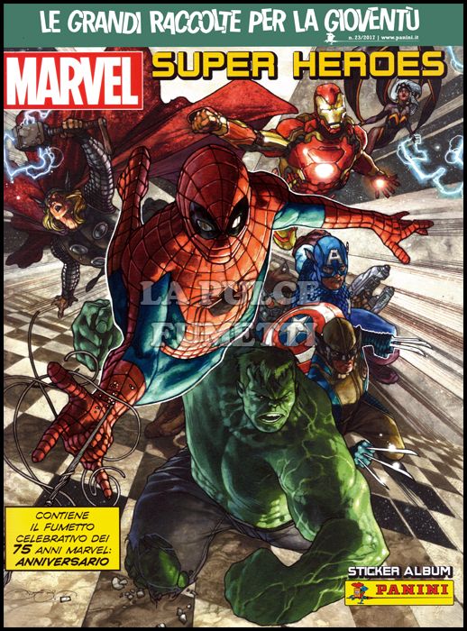 MARVEL SUPER HEROES STICKER COLLECTION - ALBUM DI FIGURINE CARTONATO